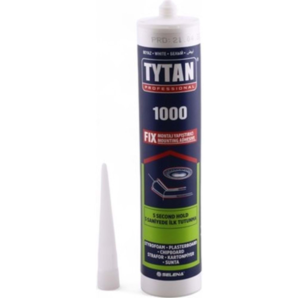 TYTAN 1000FİX MONTAJ YAPIŞTIRICI 310ML BEYAZ#