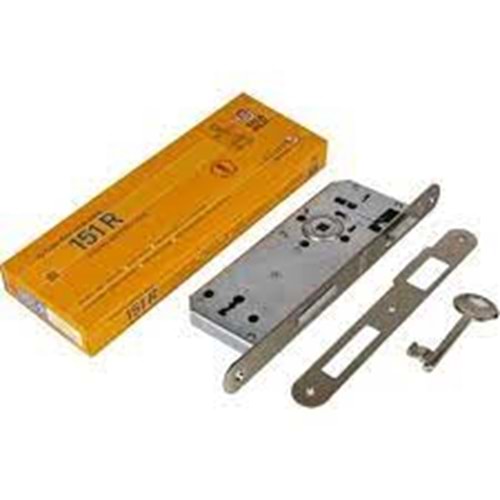 KALE 151R EXTRA GÖMME KAPI KİLİDİ 35 mm OVAL NİKEL#