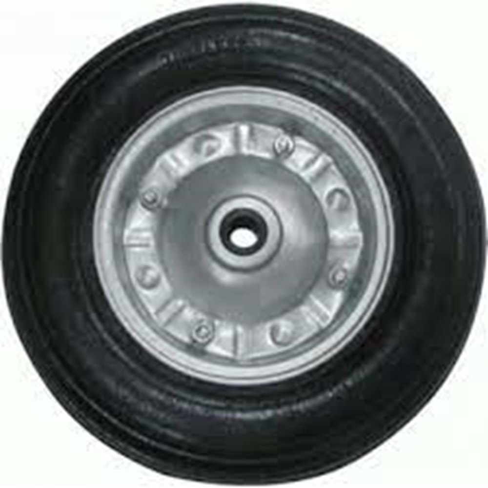 TEKER DOLGU EL ARABA TEKERİ DUBLEKS (PVC BURÇLU)#